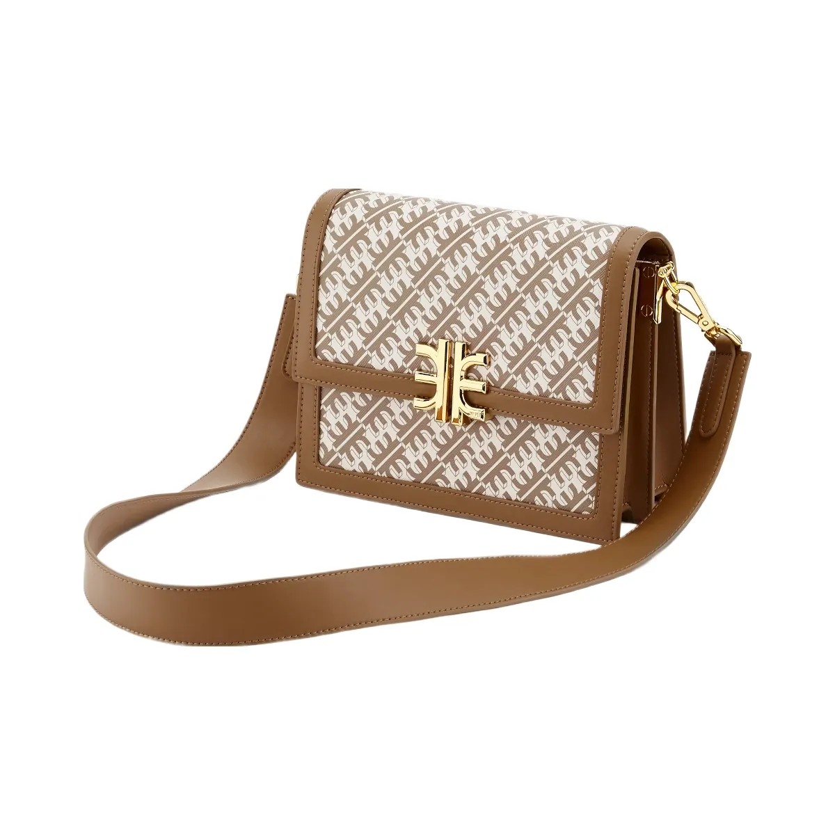 JW PEI FEI Mini Flap Crossbody Brown - HypeFly India View 1