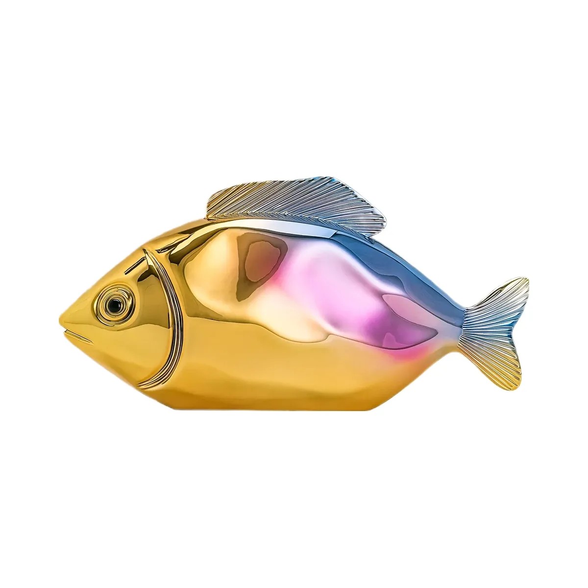 JW PEI Fish Shaped Clutch Gold/Blue - HypeFly India View 1