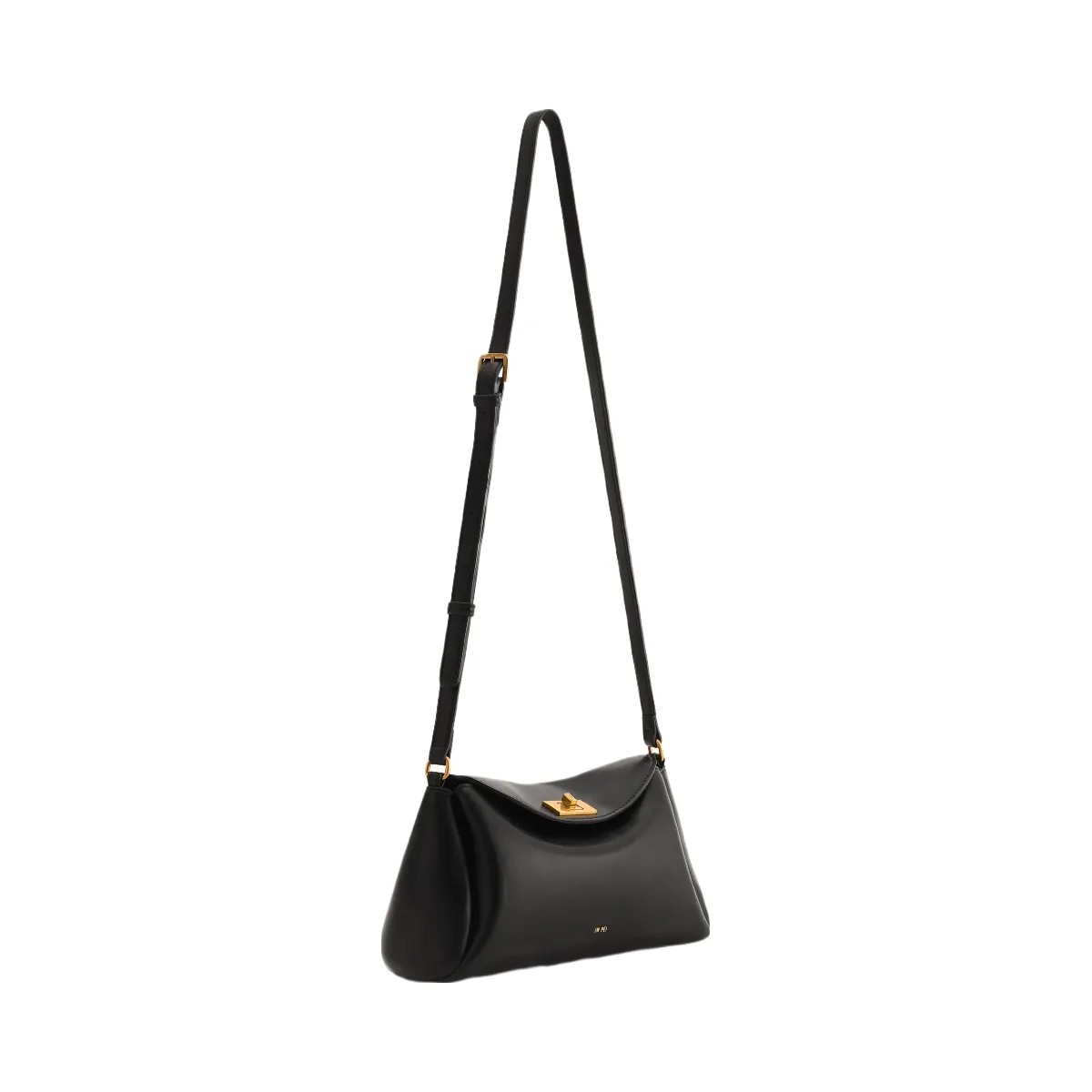JW PEI Greta Twist Lock Crossbody Bag Black - HypeFly India View 2