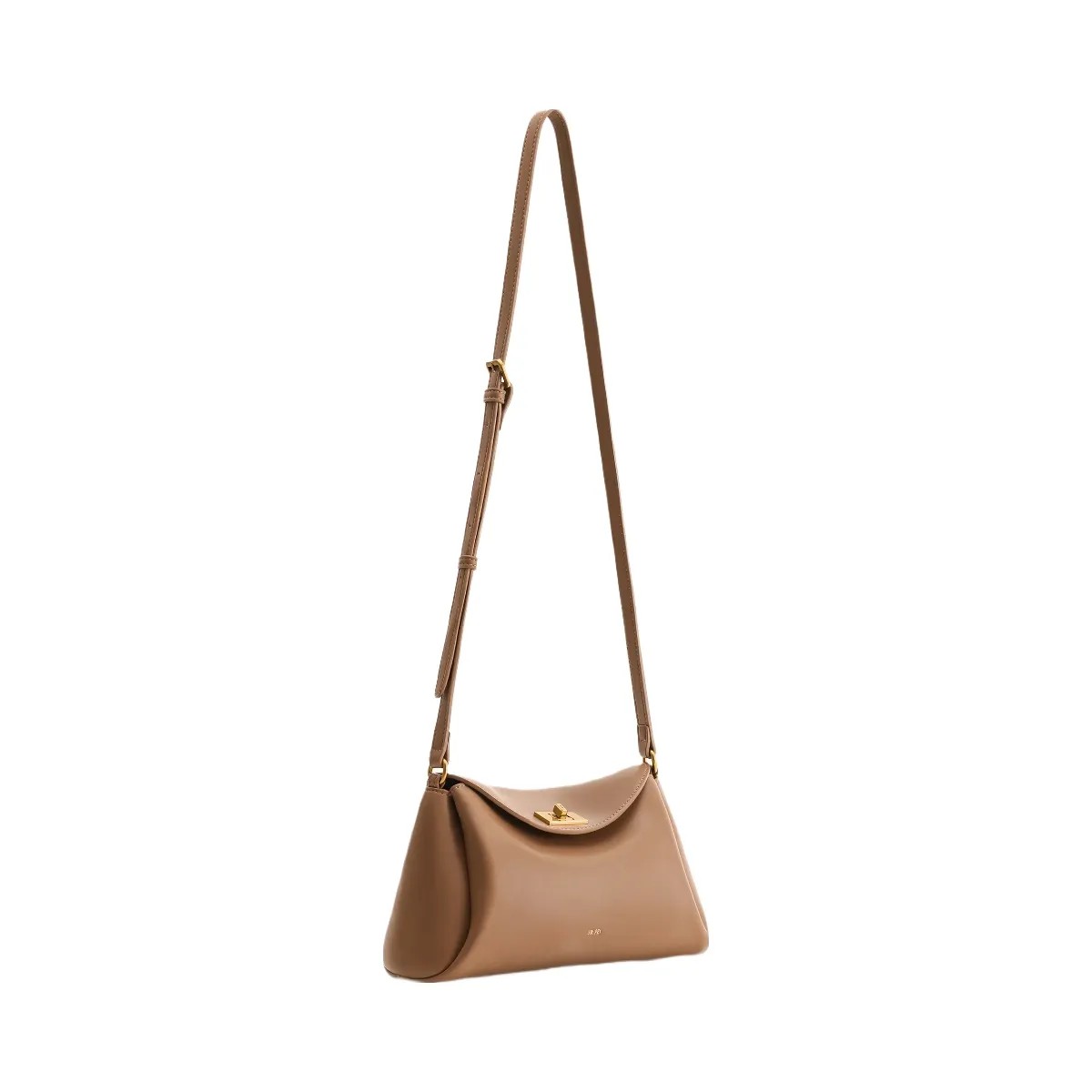 JW PEI Greta Twist Lock Crossbody Bag Brown - HypeFly India View 2