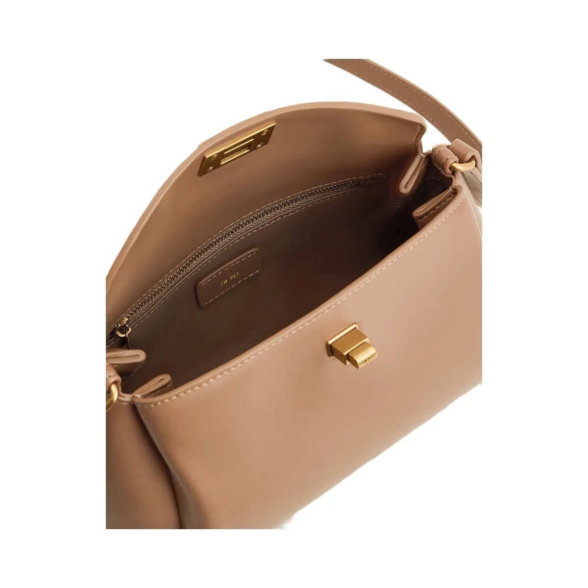 JW PEI Greta Twist Lock Crossbody Bag Brown - HypeFly India View 4