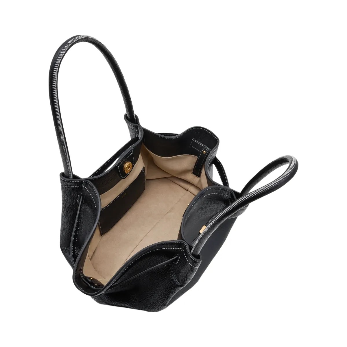 JW PEI Hana Medium Tote Bag Black - HypeFly India View 5