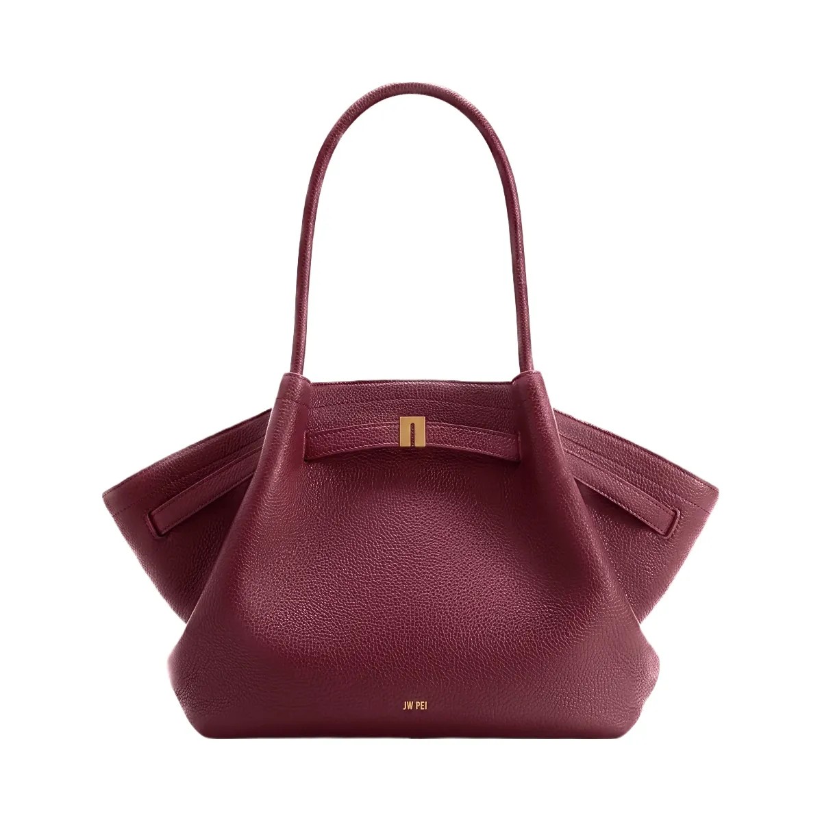 JW PEI Hana Medium Tote Bag Burgundy - HypeFly India View 1