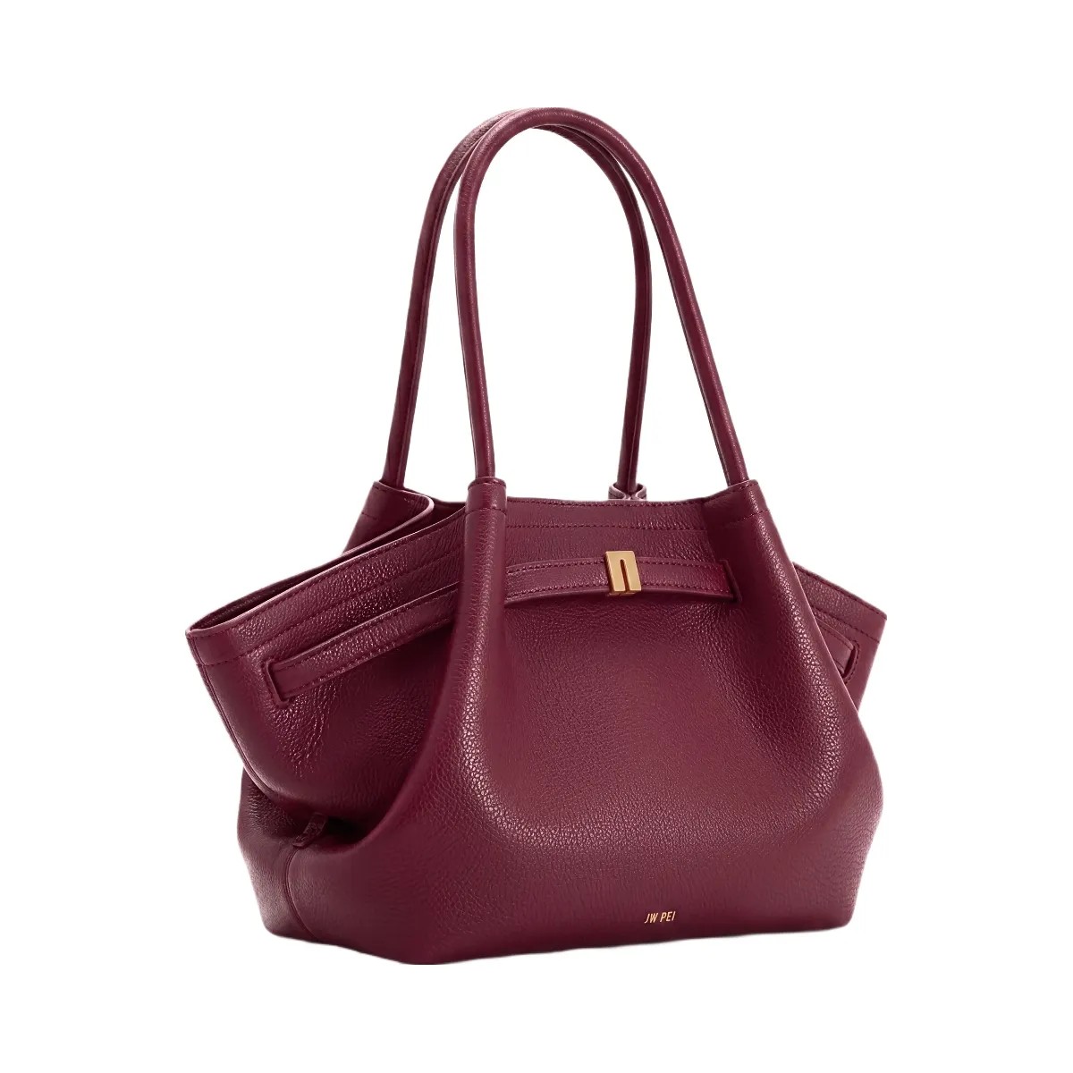 JW PEI Hana Medium Tote Bag Burgundy - HypeFly India View 2