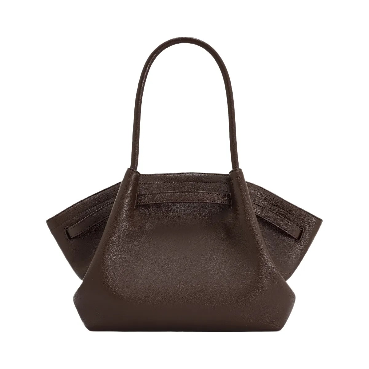 JW PEI Hana Medium Tote Bag Dark Brown - HypeFly India View 5
