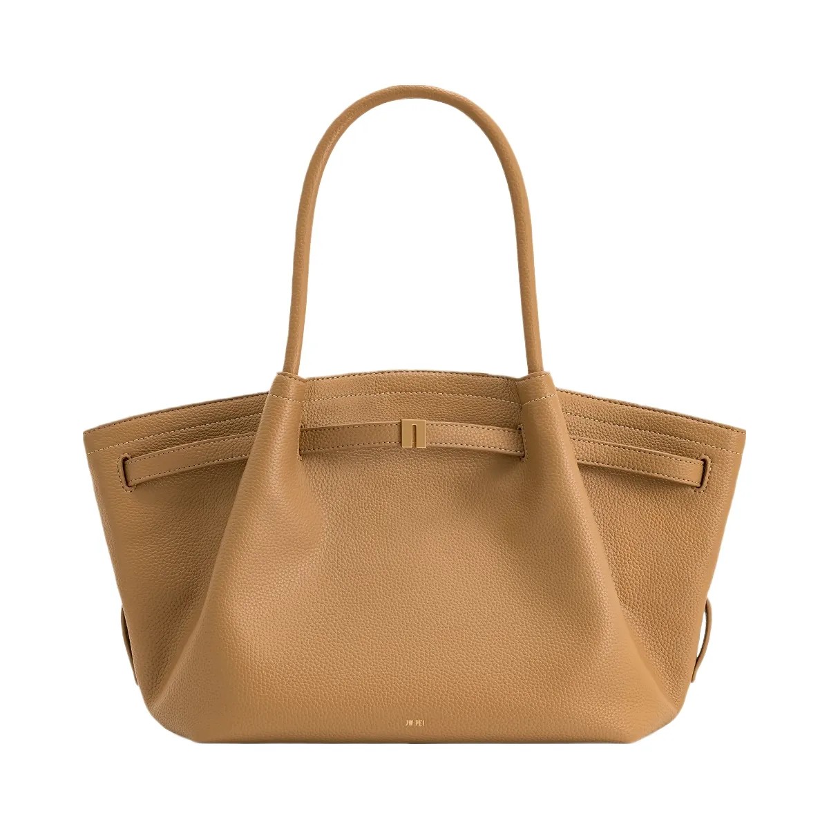JW PEI Hana Medium Tote Bag Latte Color - HypeFly India View 2