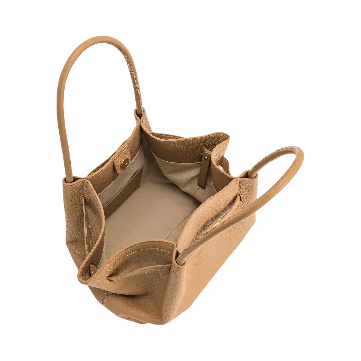 JW PEI Hana Medium Tote Bag Latte Color - HypeFly India View 5