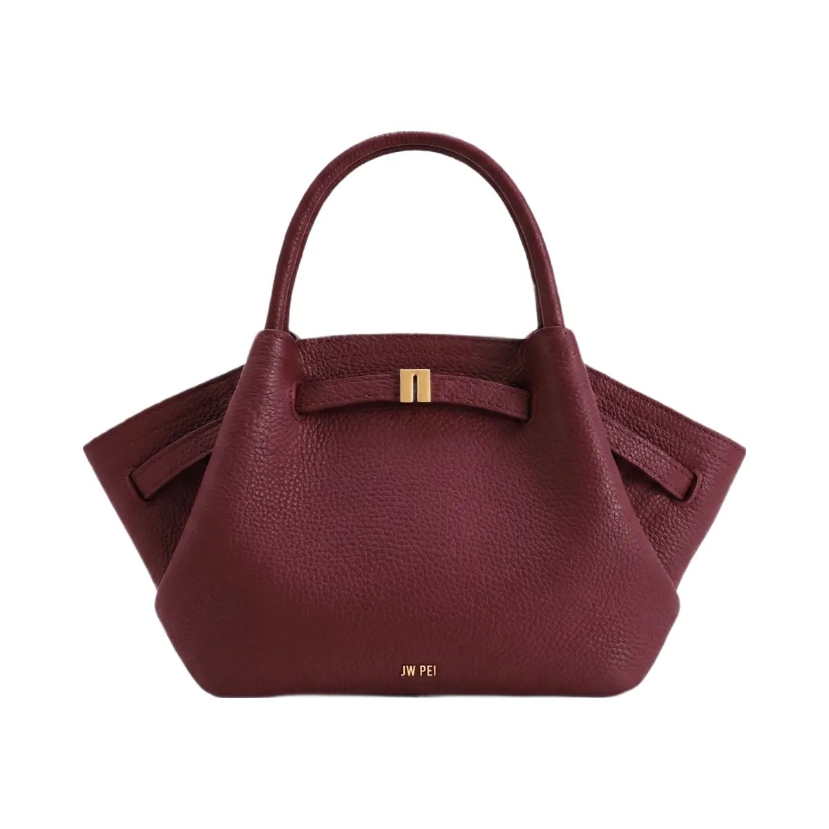 JW PEI Hana Mini Tote Bag Burgundy - HypeFly India View 1