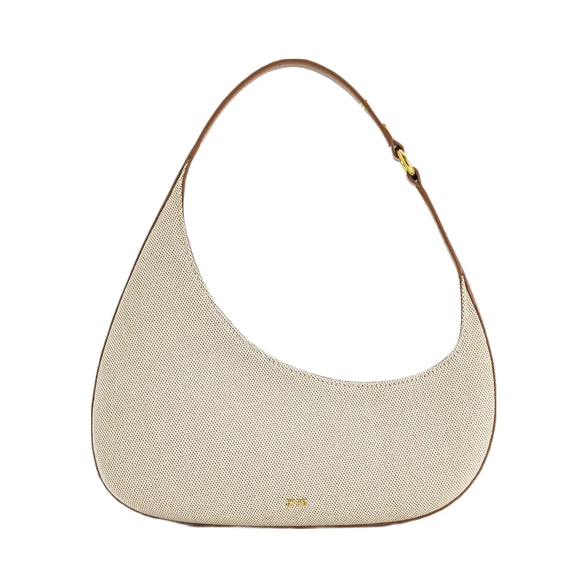 JW PEI Harlee Shoulder Bag Brown Canvas - HypeFly India View 1