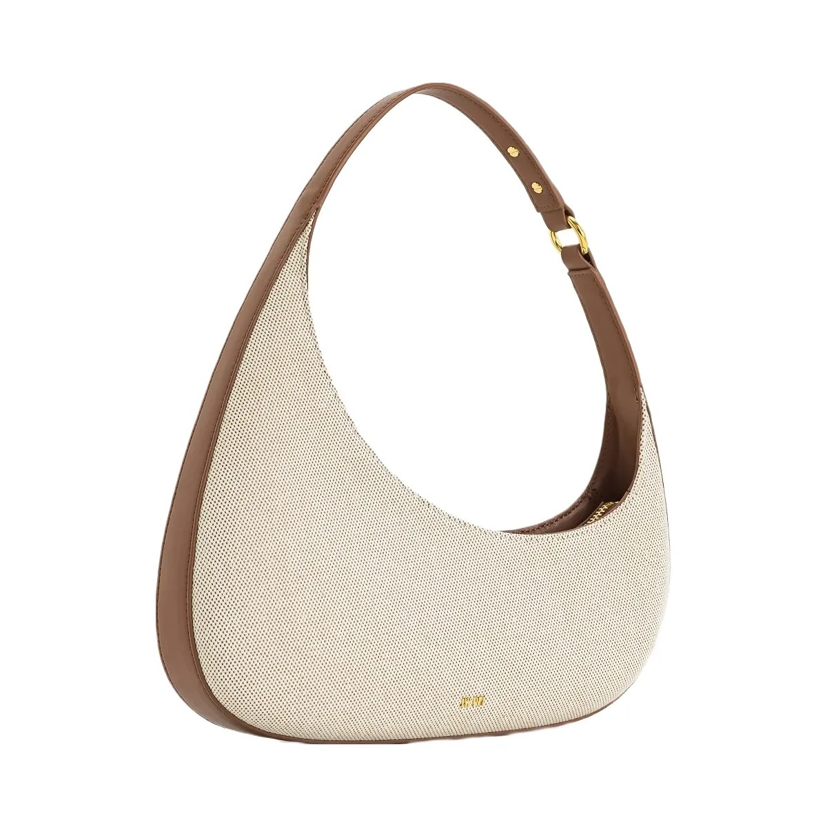JW PEI Harlee Shoulder Bag Brown Canvas - HypeFly India View 3