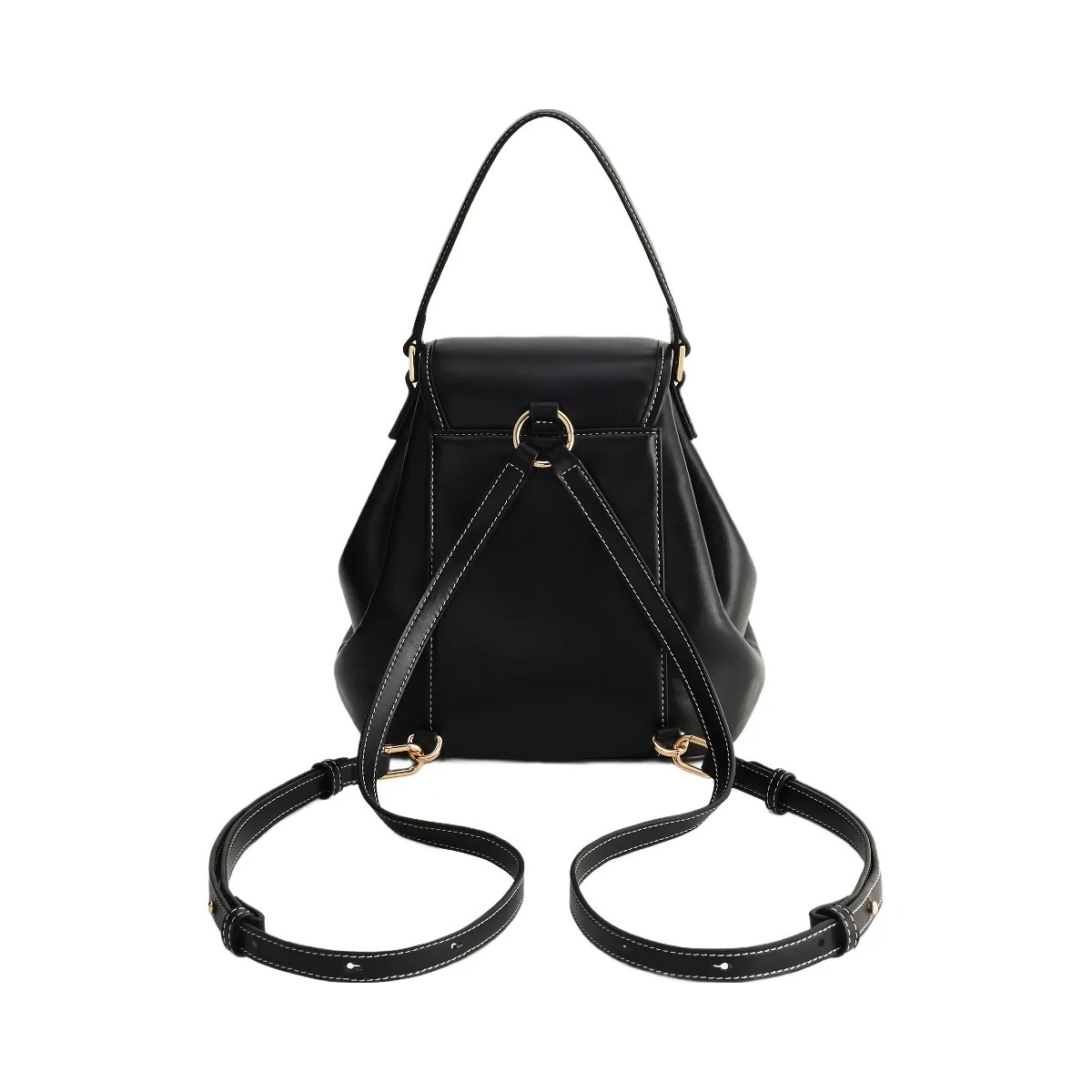 JW PEI Harper Buckle Pocket Backpack Black - HypeFly India View 3