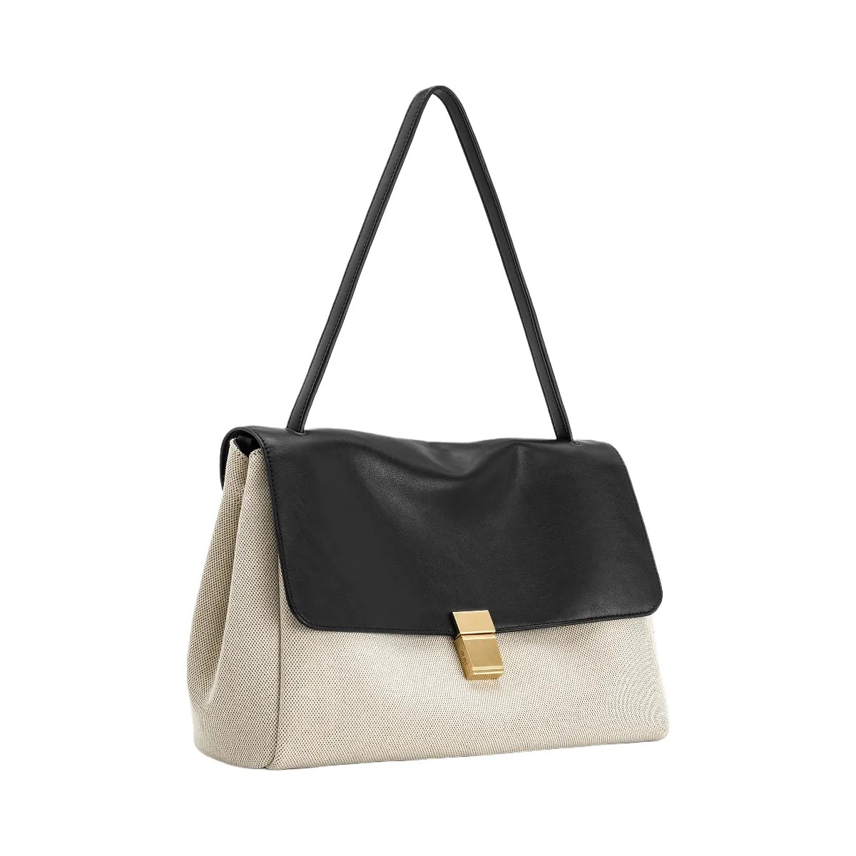 JW PEI Hilary Shoulder Bag Black Canvas - HypeFly India View 2