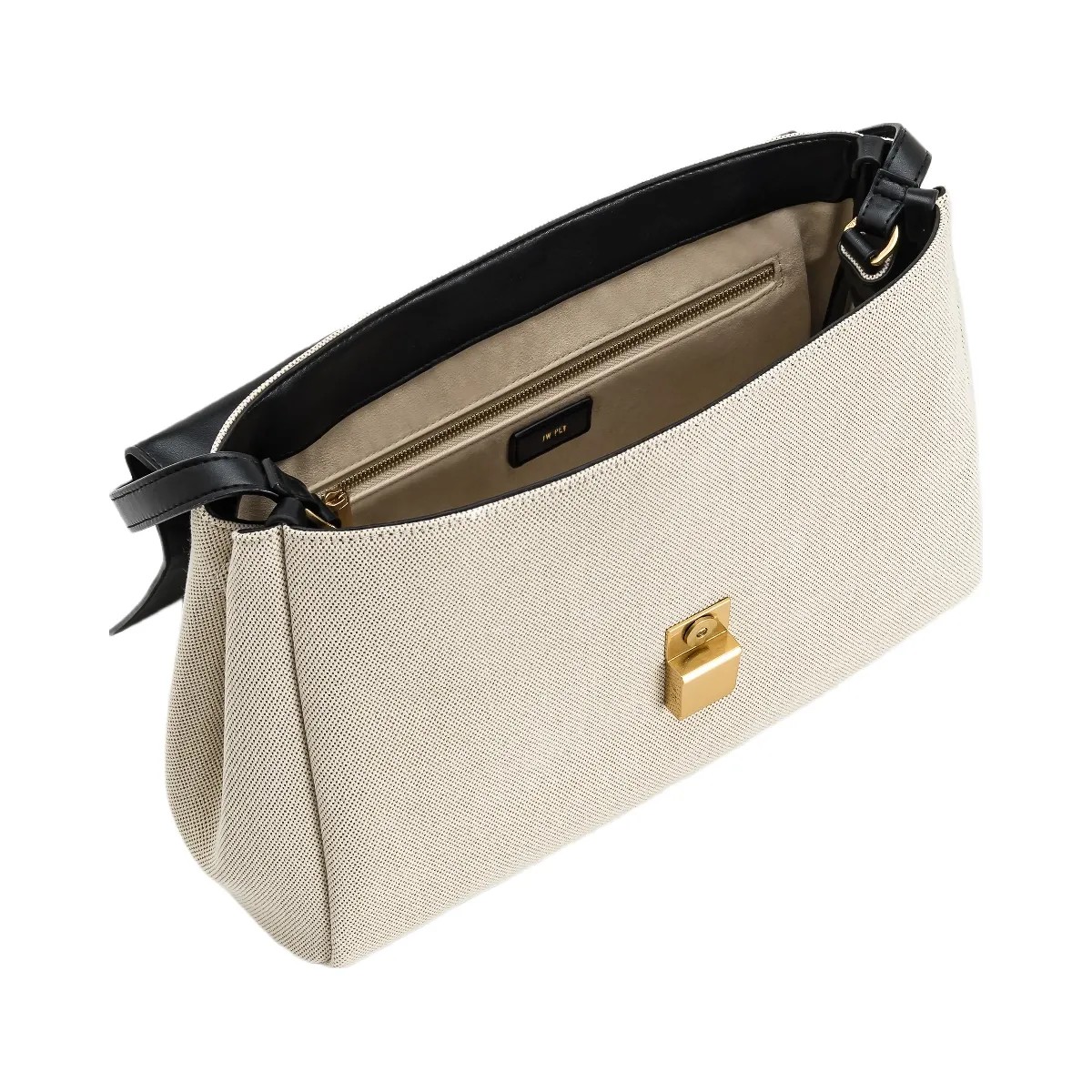 JW PEI Hilary Shoulder Bag Black Canvas - HypeFly India View 4