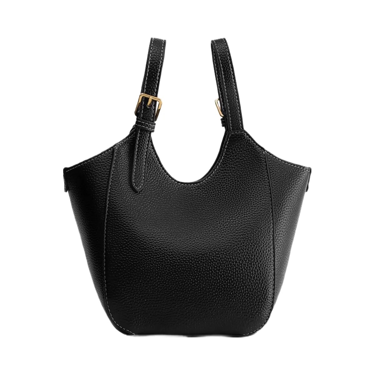 JW PEI Ines Padlock Tote Bag Black - HypeFly India View 6