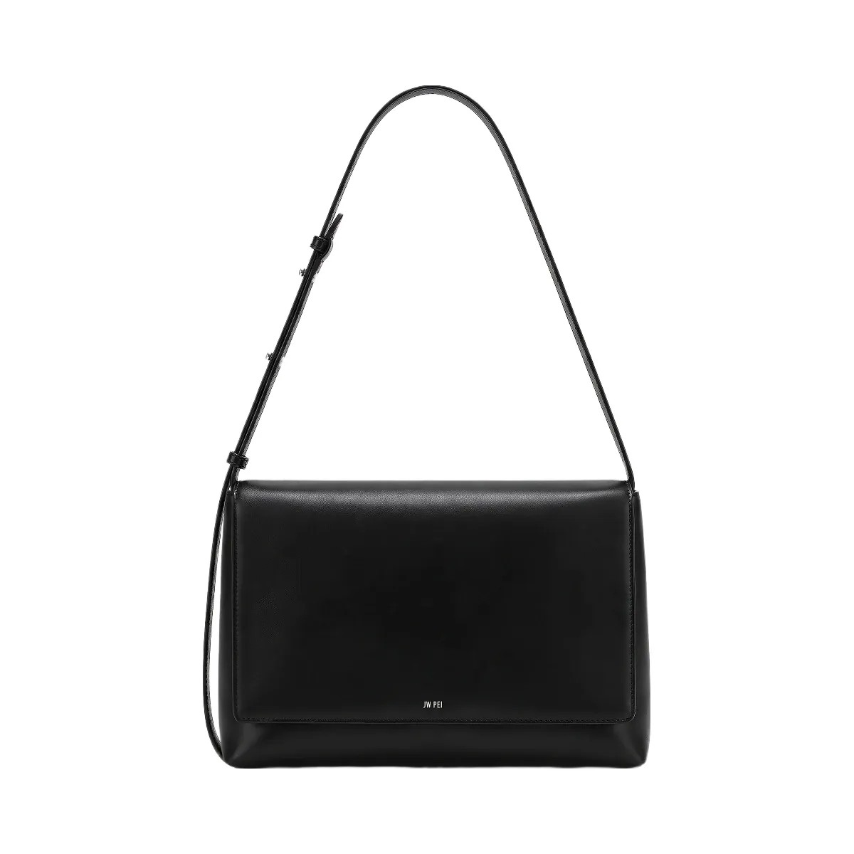 JW PEI Isolde Flap Shoulder Bag Black - HypeFly India View 1