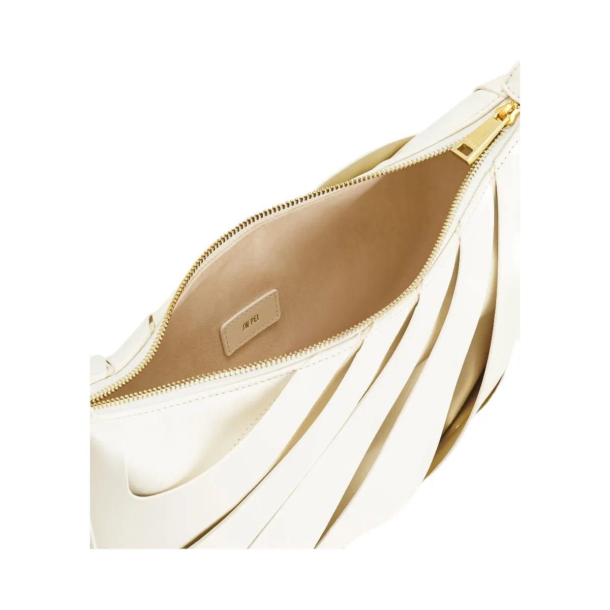 JW PEI Jana Hollow Out Shoulder Bag White - HypeFly India View 5