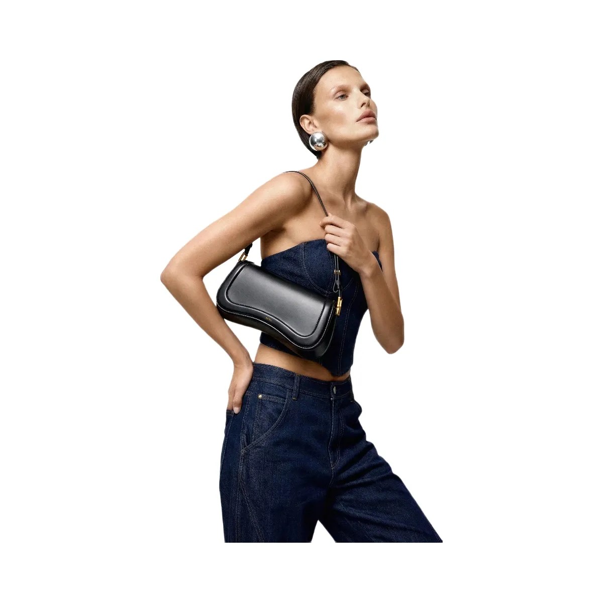 JW PEI Joy Shoulder Bag Black - HypeFly India View 2