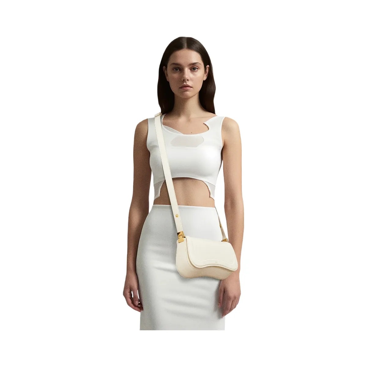 JW PEI Joy Shoulder Bag White - HypeFly India View 2