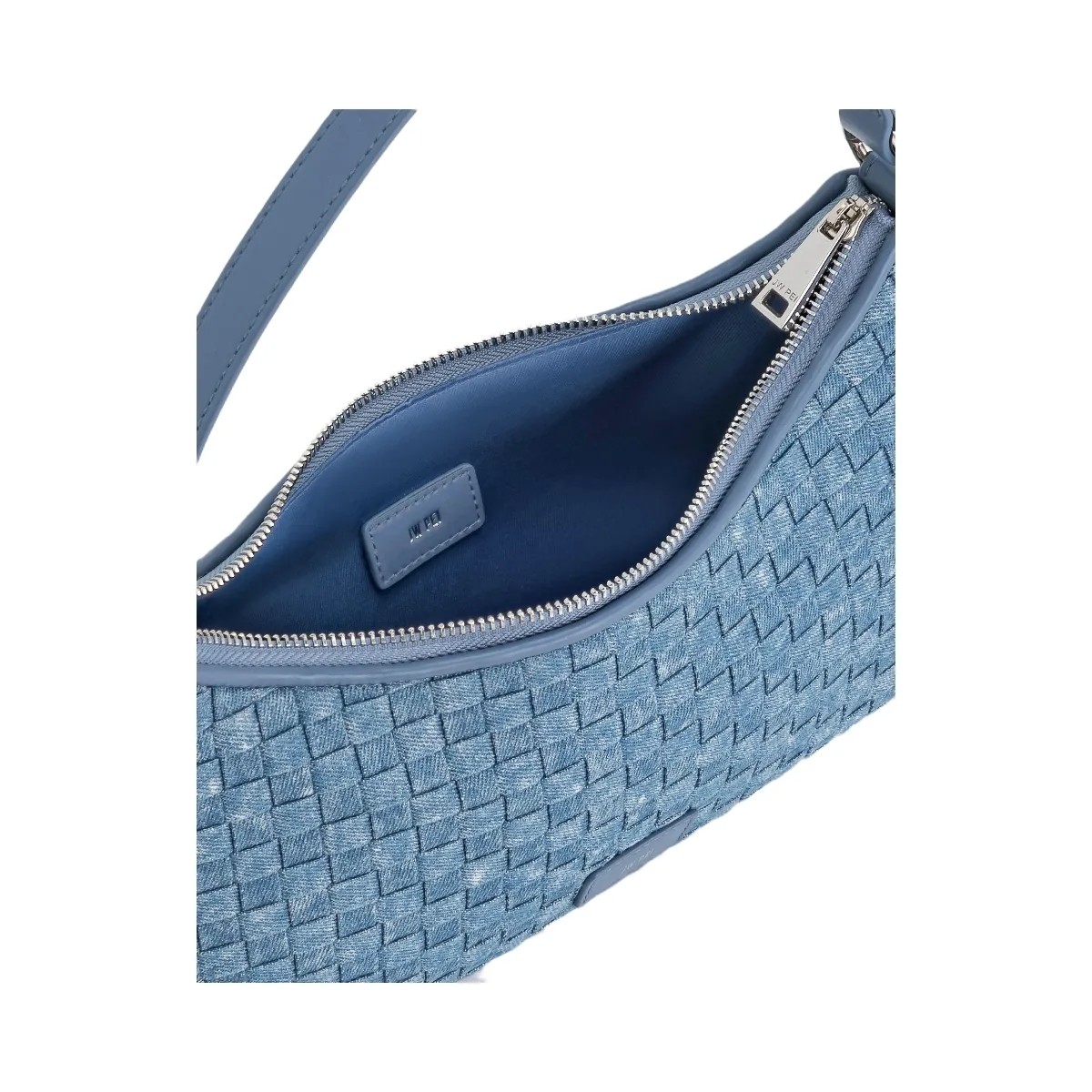JW PEI Lily Shoulder Bag Blue Denim Weave - HypeFly India View 4
