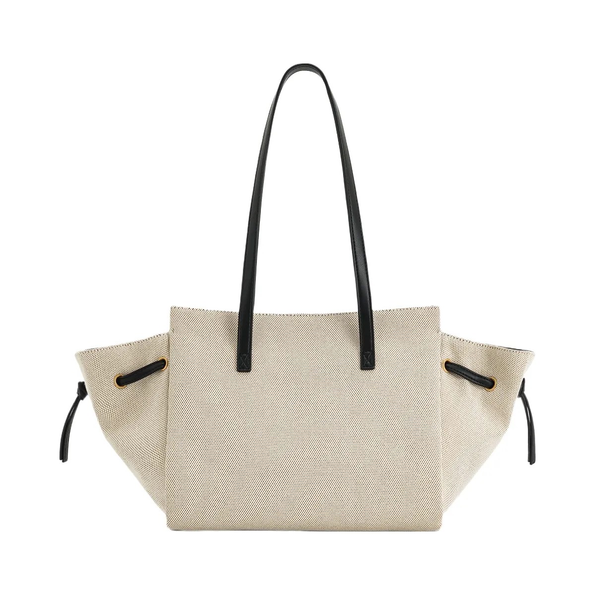 JW PEI Linda Tote Bag Black Canvas - HypeFly India View 3