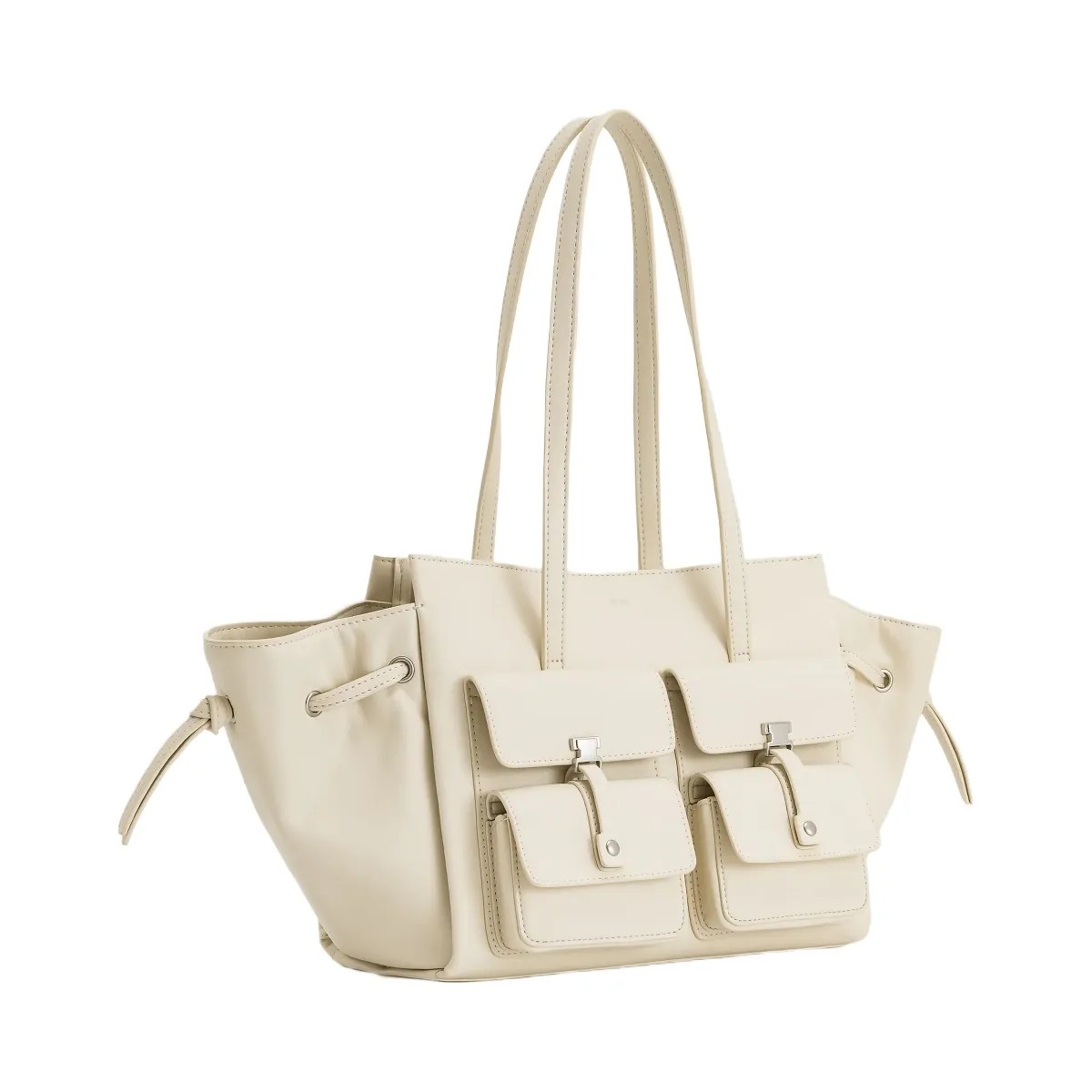 JW PEI Linda Tote Bag White - HypeFly India View 3