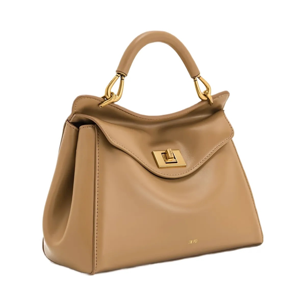 JW PEI Lucia Classic Top Handbag Brown - HypeFly India View 2