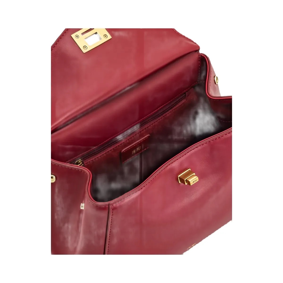 JW PEI Lucia Classic Top Handbag Claret - HypeFly India View 5
