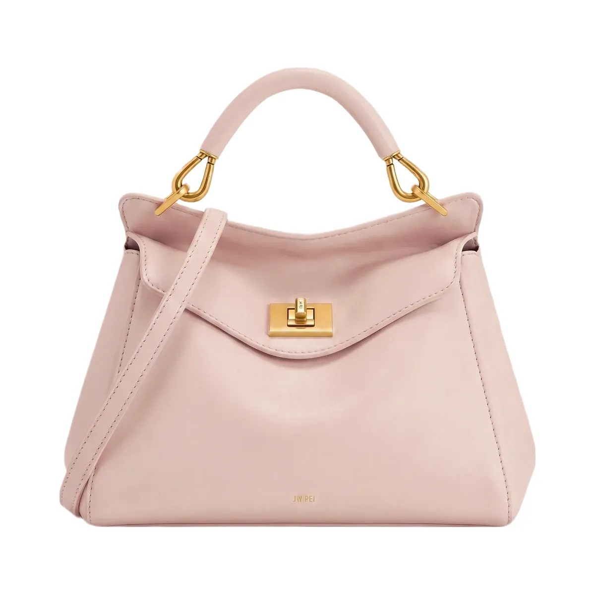JW PEI Lucia Classic Top Handle Bag Pink - HypeFly India View 1