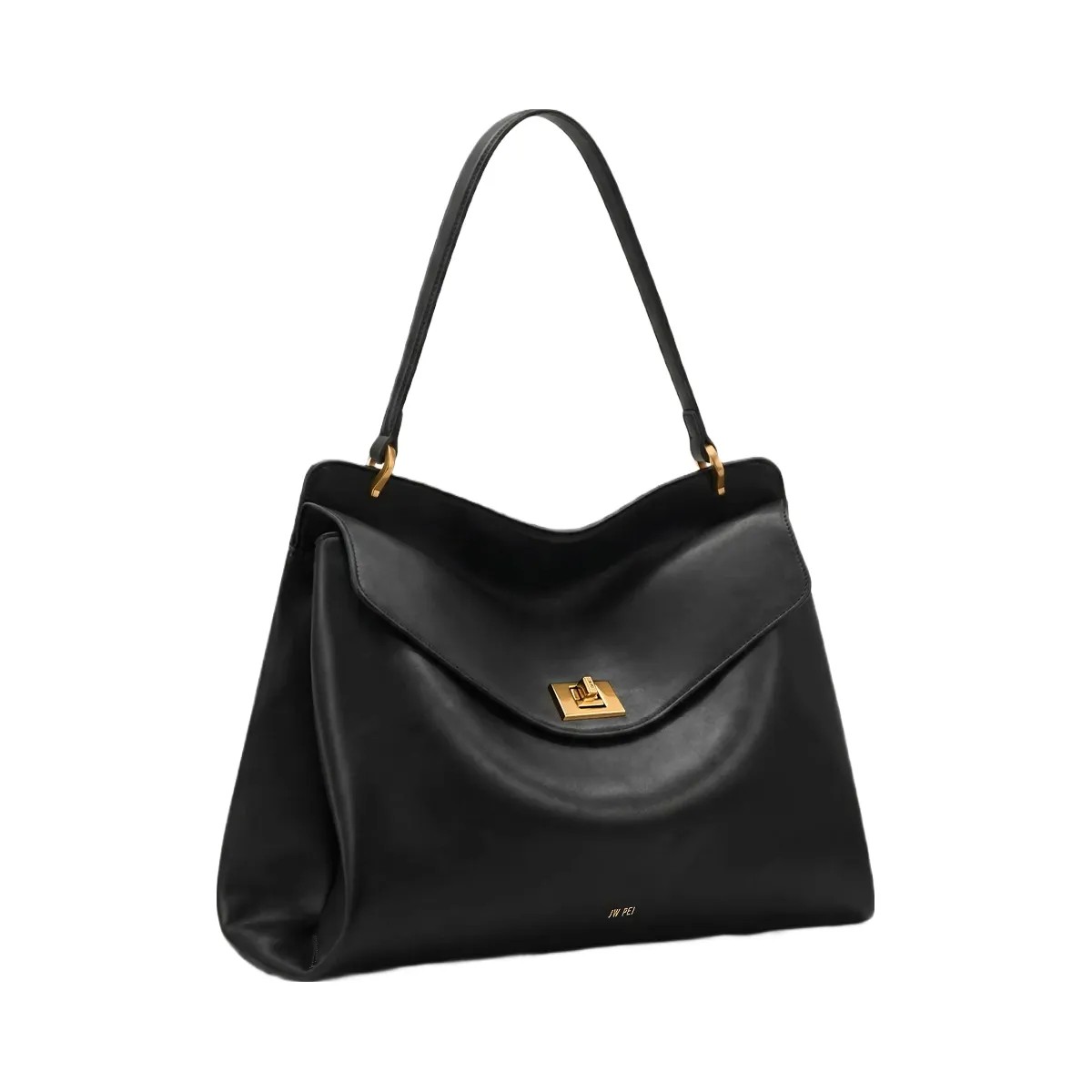 JW PEI Lucia Turn Lock Shoulder Bag Black - HypeFly India View 2