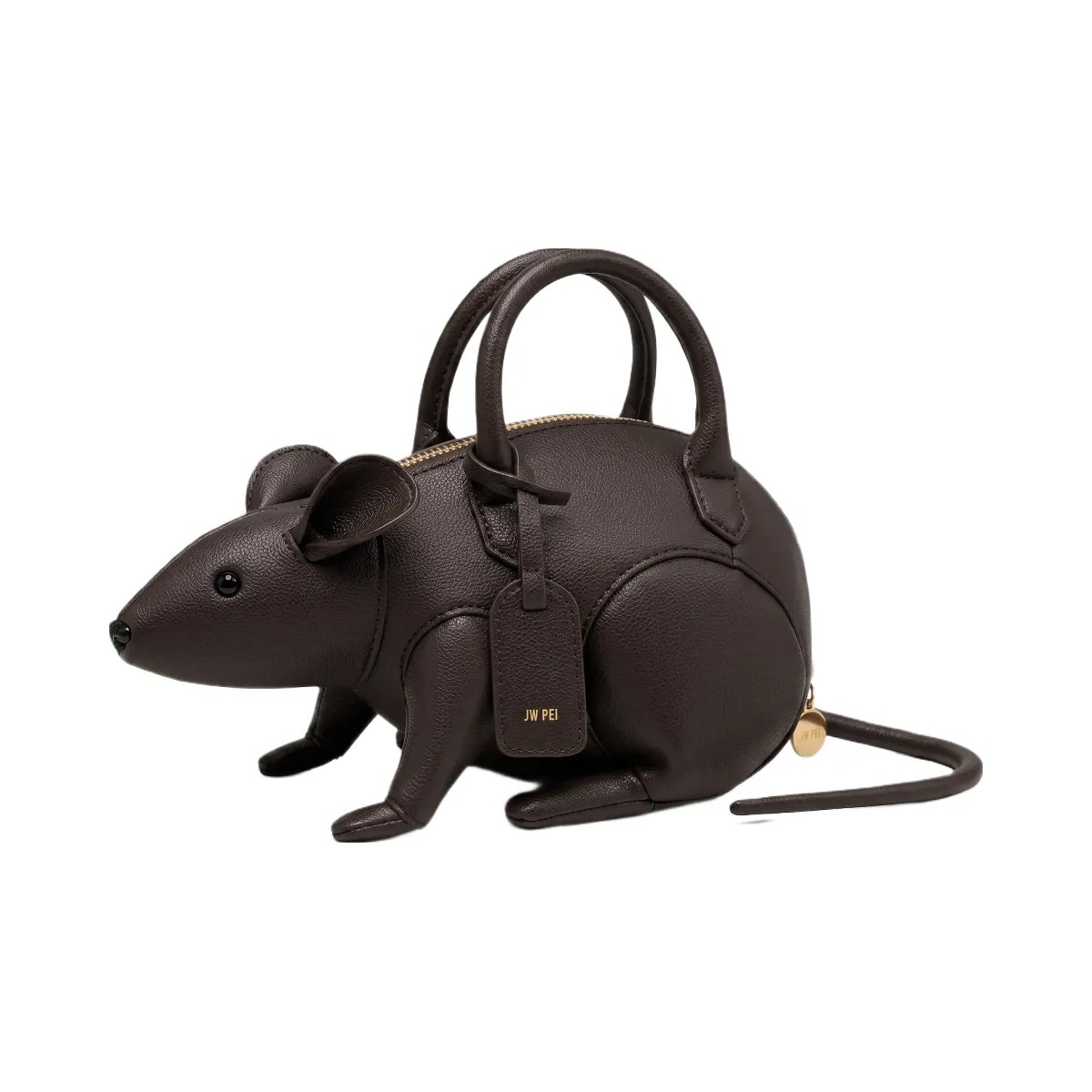 JW PEI Mia Mouse Top Handle Bag Dark Brown - HypeFly India View 2