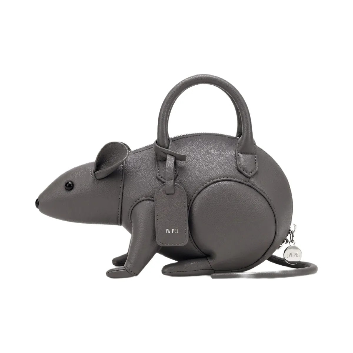 JW PEI Mia Mouse Top Handle Bag Gray - HypeFly India View 1