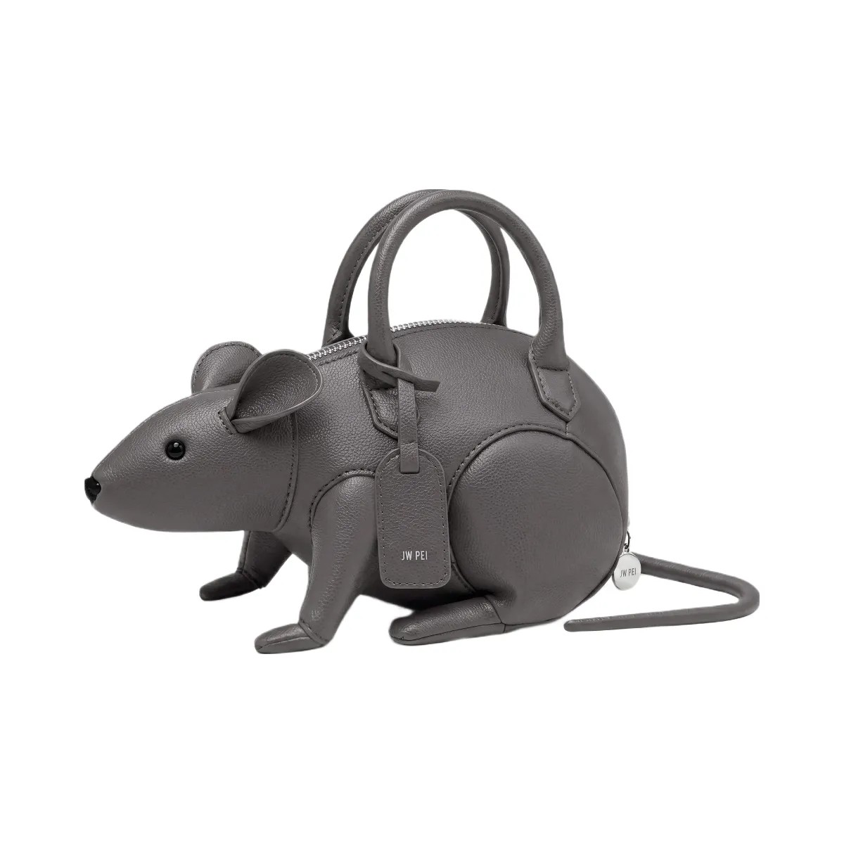 JW PEI Mia Mouse Top Handle Bag Gray - HypeFly India View 2