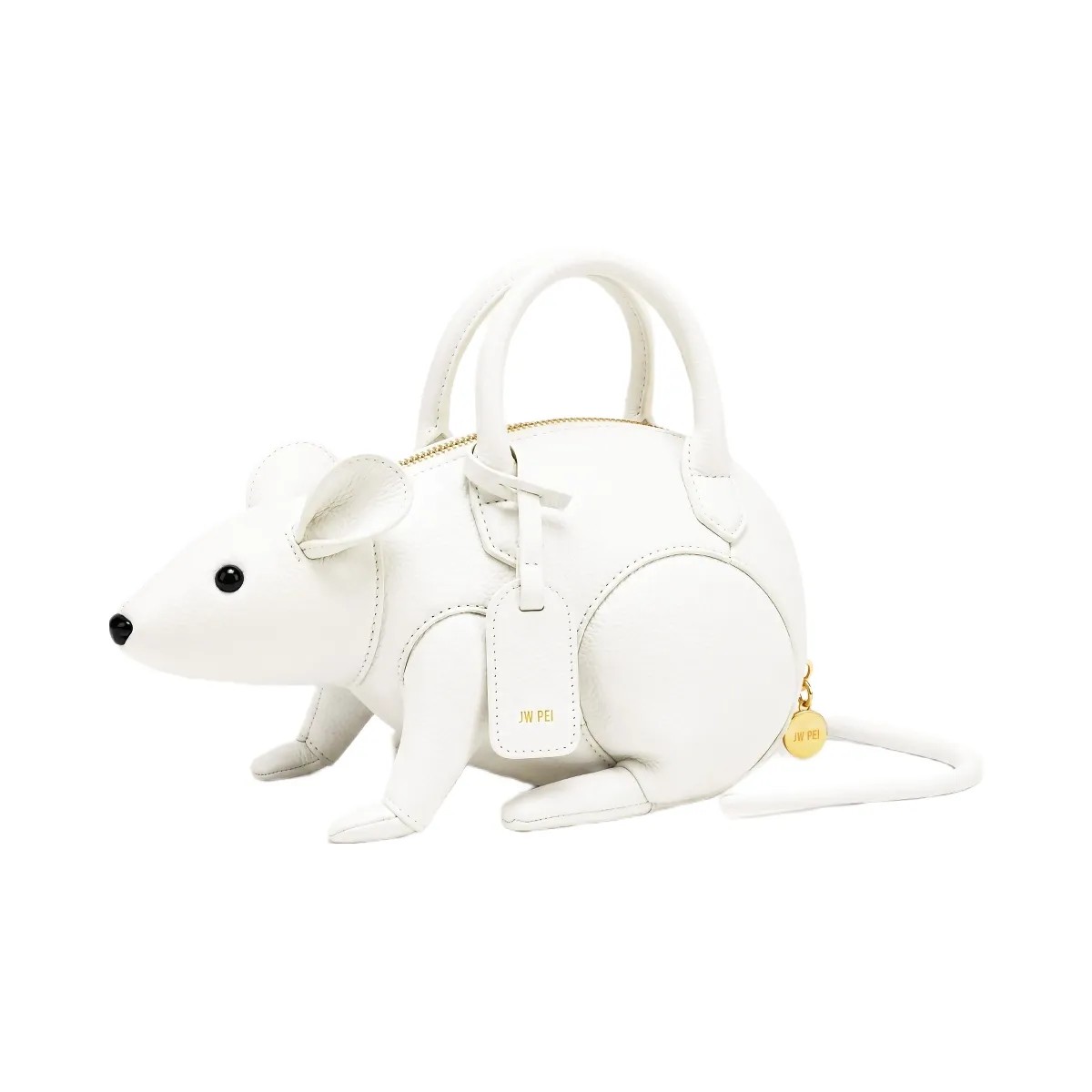 JW PEI Mia Mouse Top Handle Bag White - HypeFly India View 2