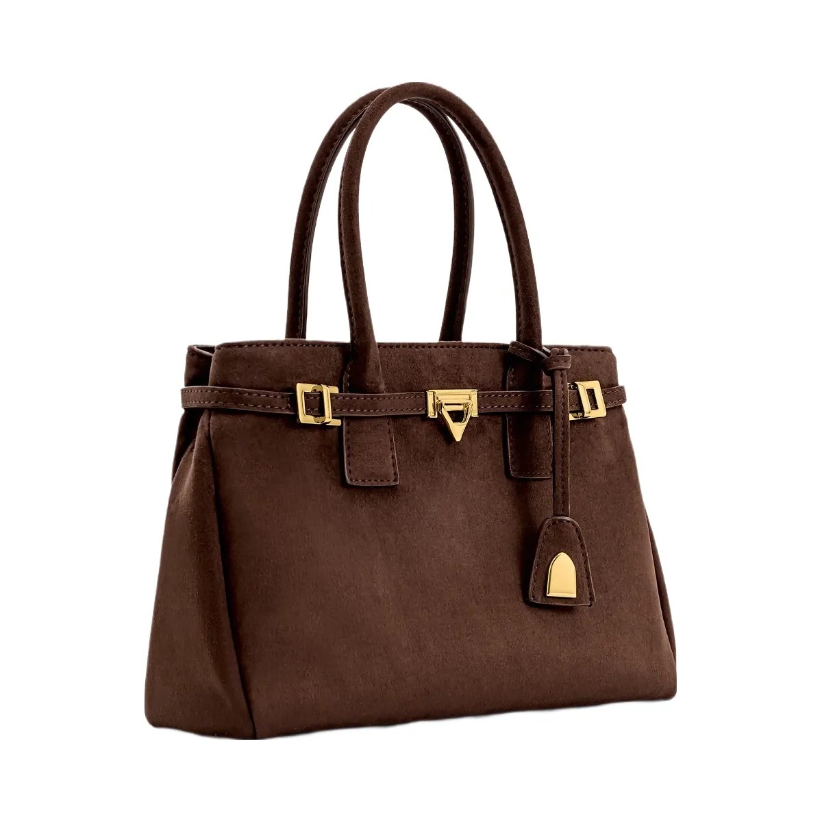 JW PEI Miley Belt Embellished Tote Bag Brown - HypeFly India View 2