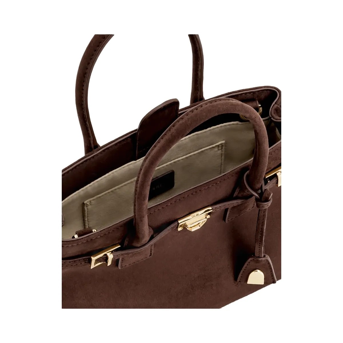 JW PEI Miley Belt Embellished Tote Bag Brown - HypeFly India View 4