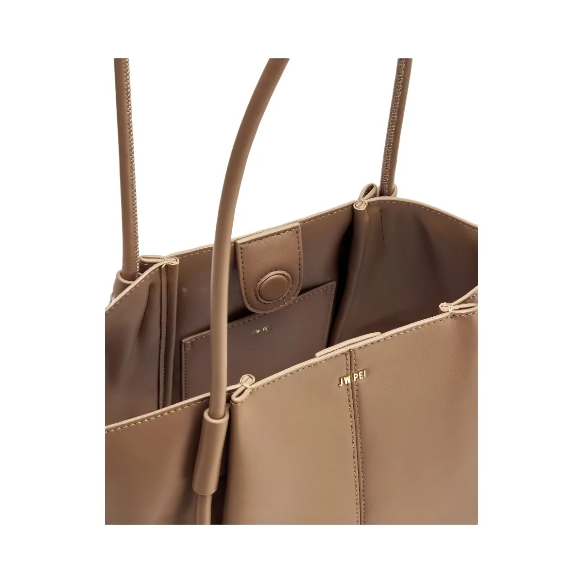 JW PEI Nala Wide Tote Bag Clay Brown - HypeFly India View 4
