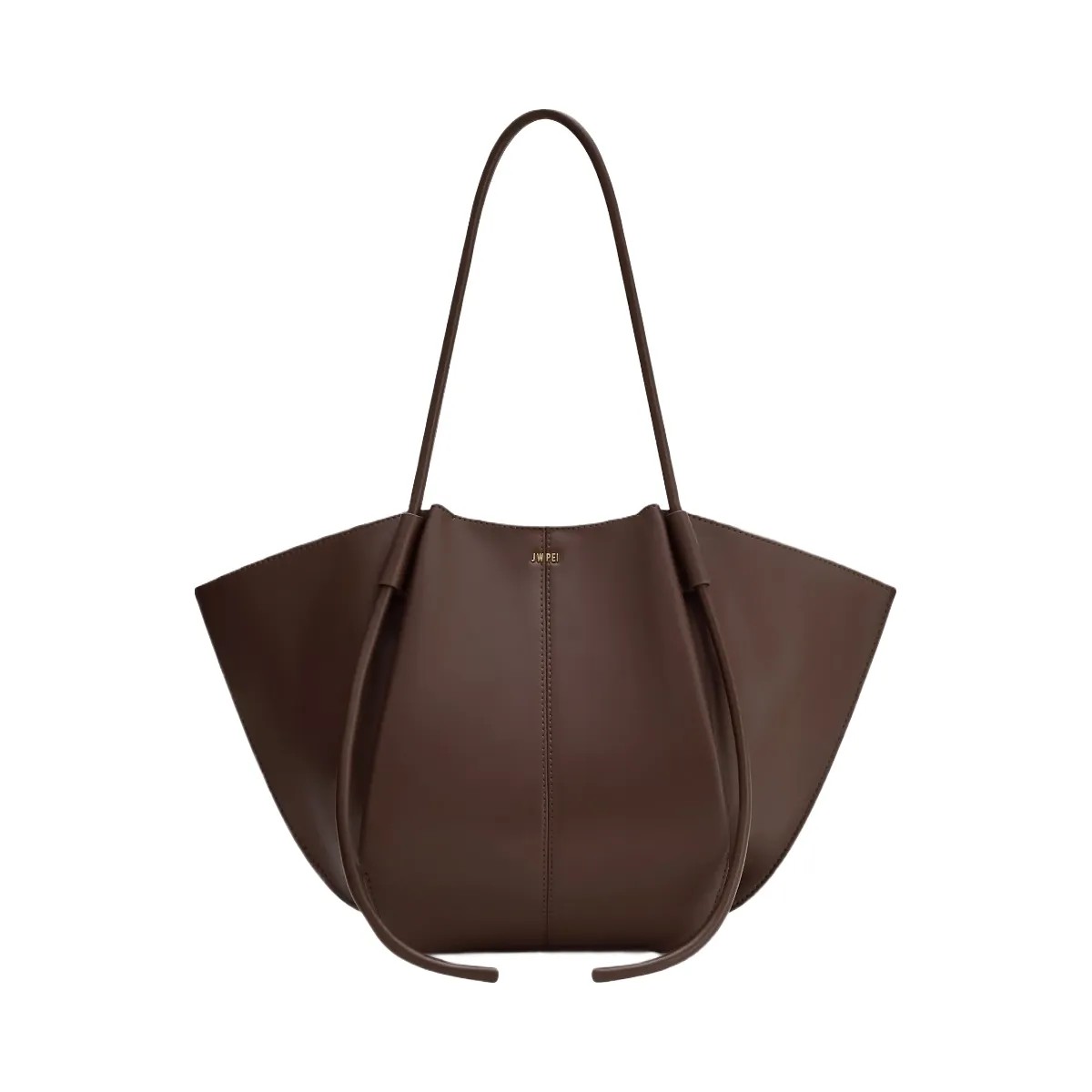 JW PEI Nala Wide Tote Bag Deep Brown - HypeFly India View 1