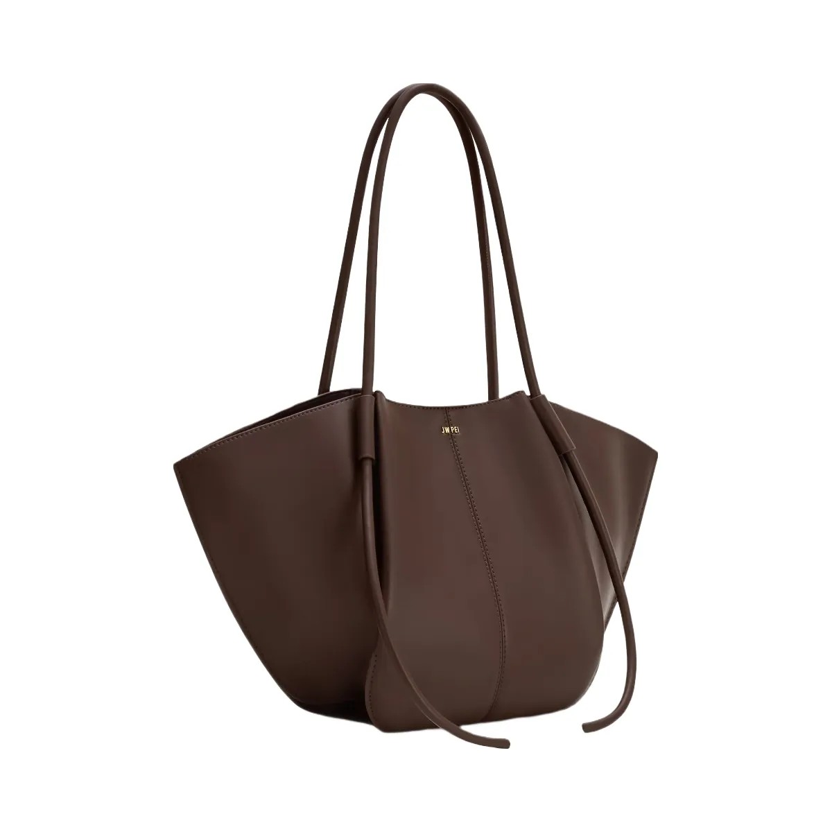 JW PEI Nala Wide Tote Bag Deep Brown - HypeFly India View 3