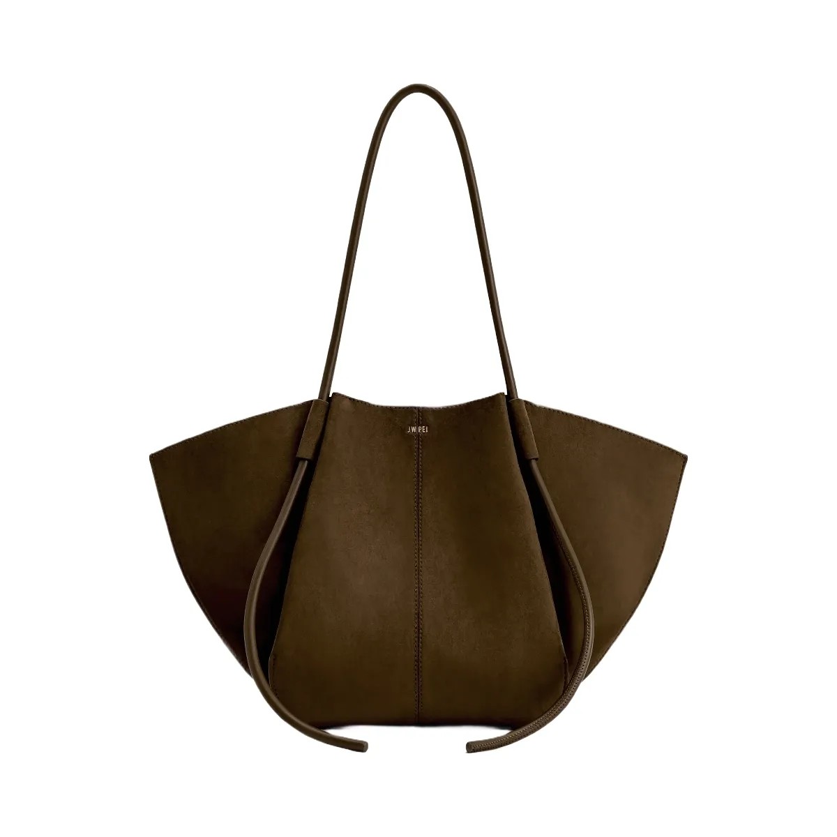 JW PEI Nala Wide Tote Bag Mocha Brown - HypeFly India View 1