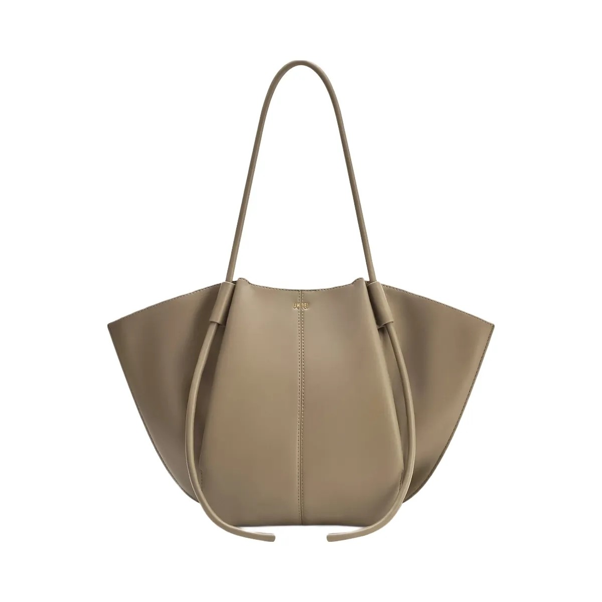 JW PEI Nala Wide Tote Bag Taupe - HypeFly India View 1