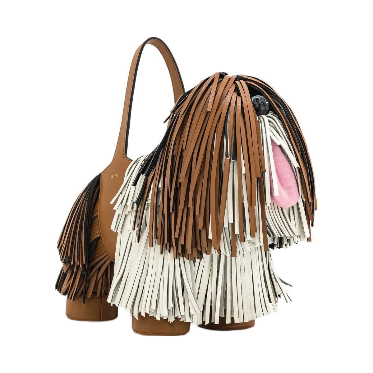 JW PEI Nita Puppy Shape Handbag Brown - HypeFly India View 1