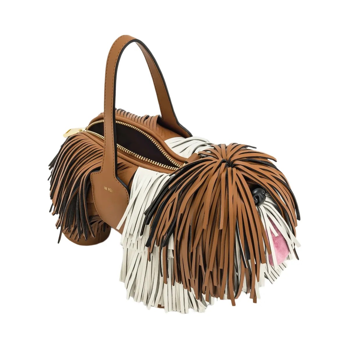 JW PEI Nita Puppy Shape Handbag Brown - HypeFly India View 4