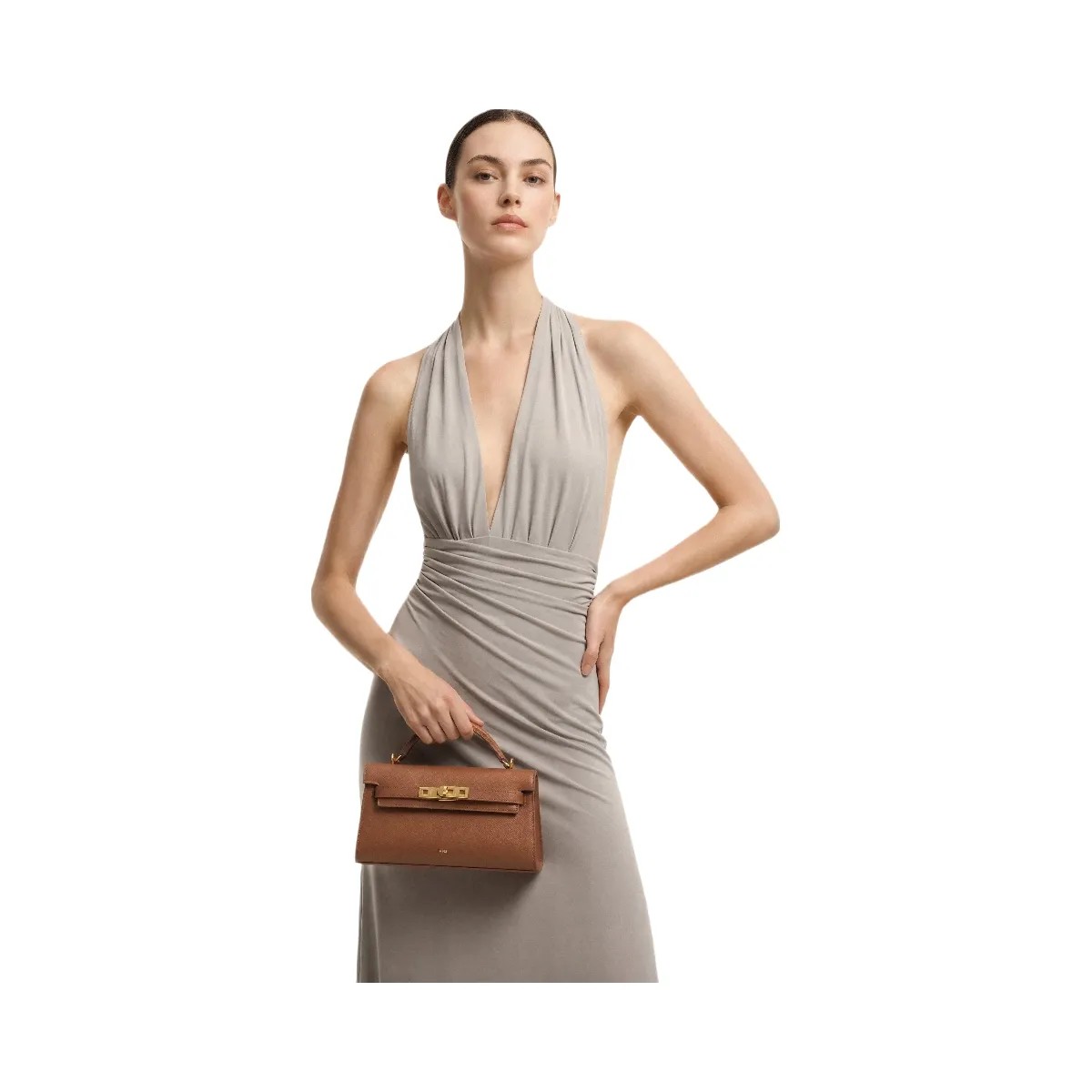 JW PEI Noor Top Handle Bag Brown - HypeFly India View 2