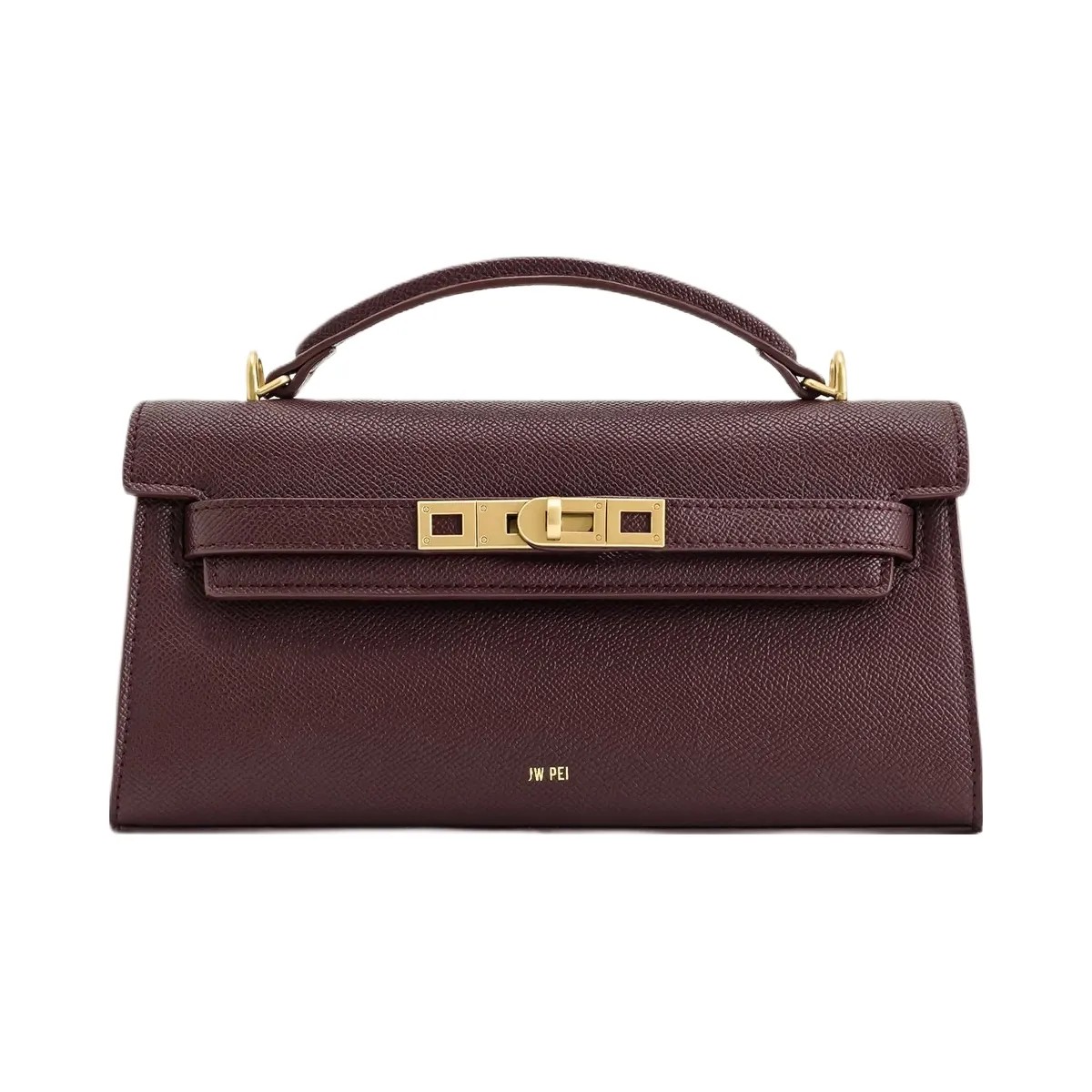 JW PEI Noor Top Handle Bag Deep Burgundy - HypeFly India View 1