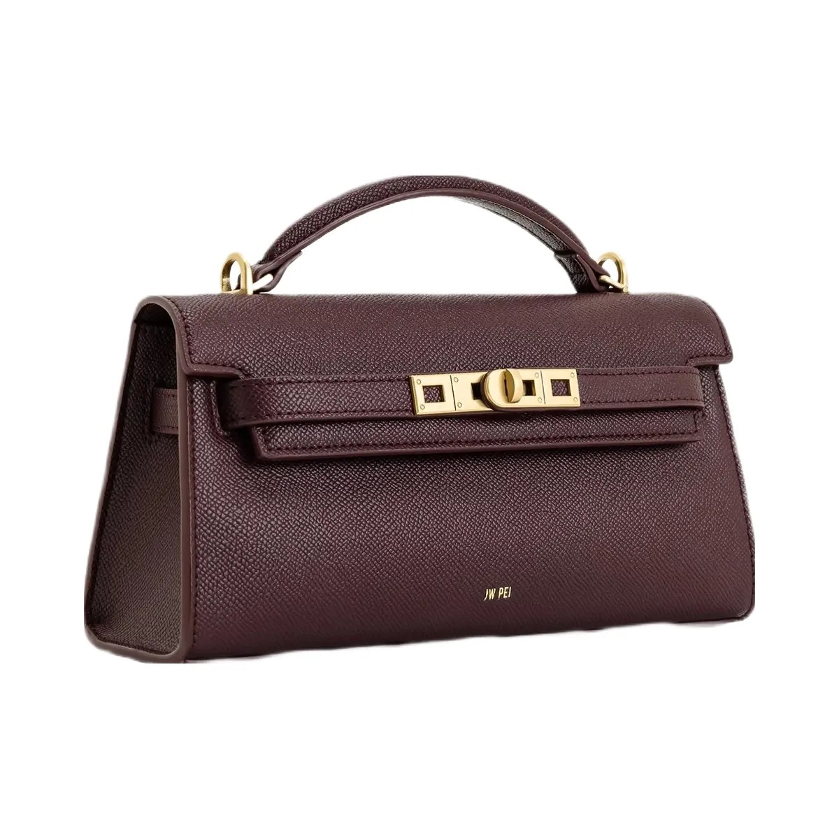 JW PEI Noor Top Handle Bag Deep Burgundy - HypeFly India View 3