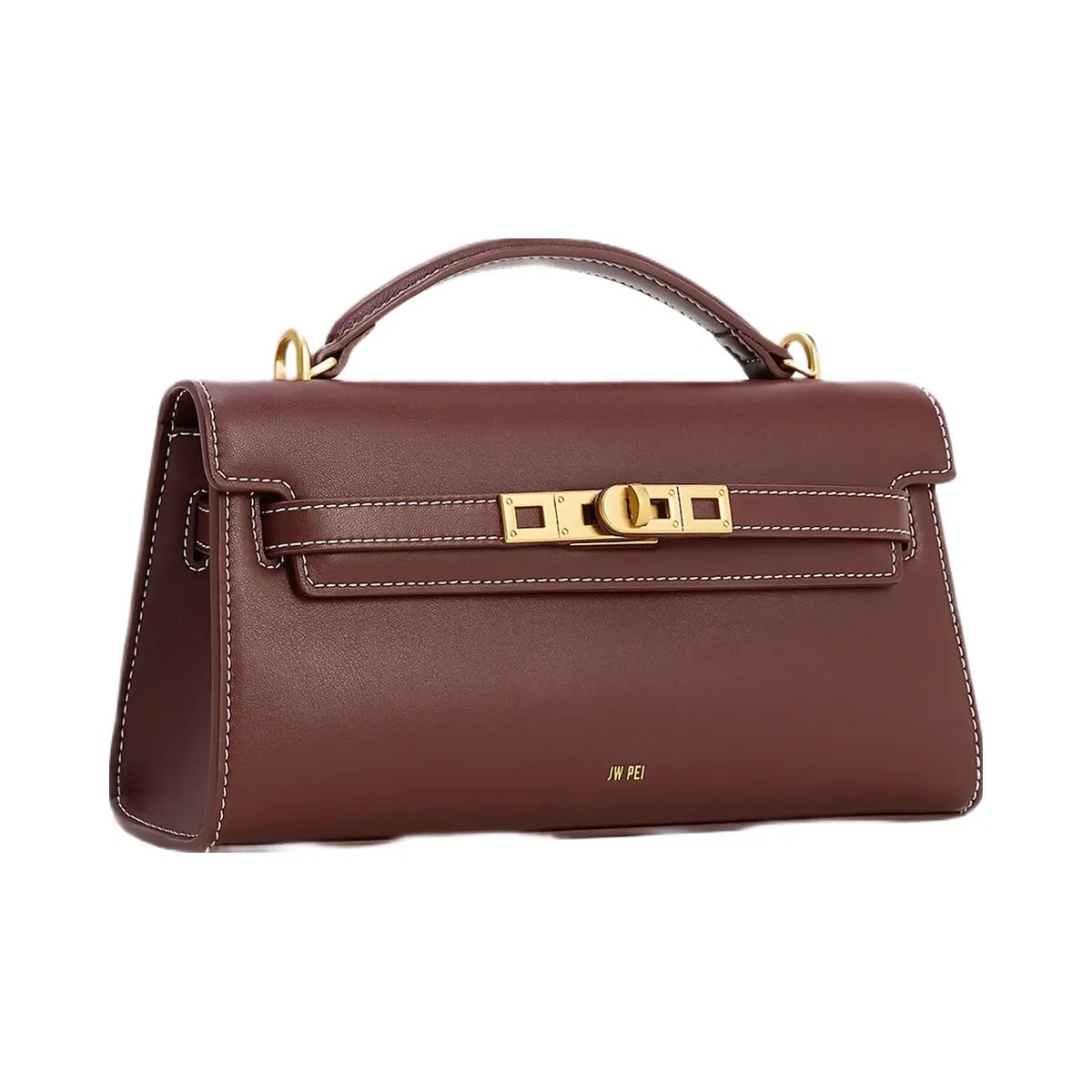 JW PEI Noor Top Handle Bag Reddish Brown - HypeFly India View 2