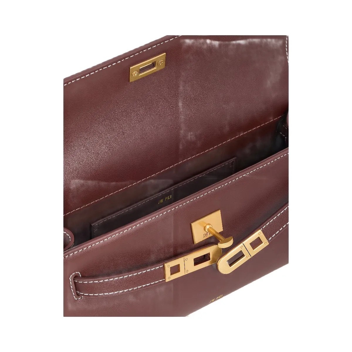 JW PEI Noor Top Handle Bag Reddish Brown - HypeFly India View 4