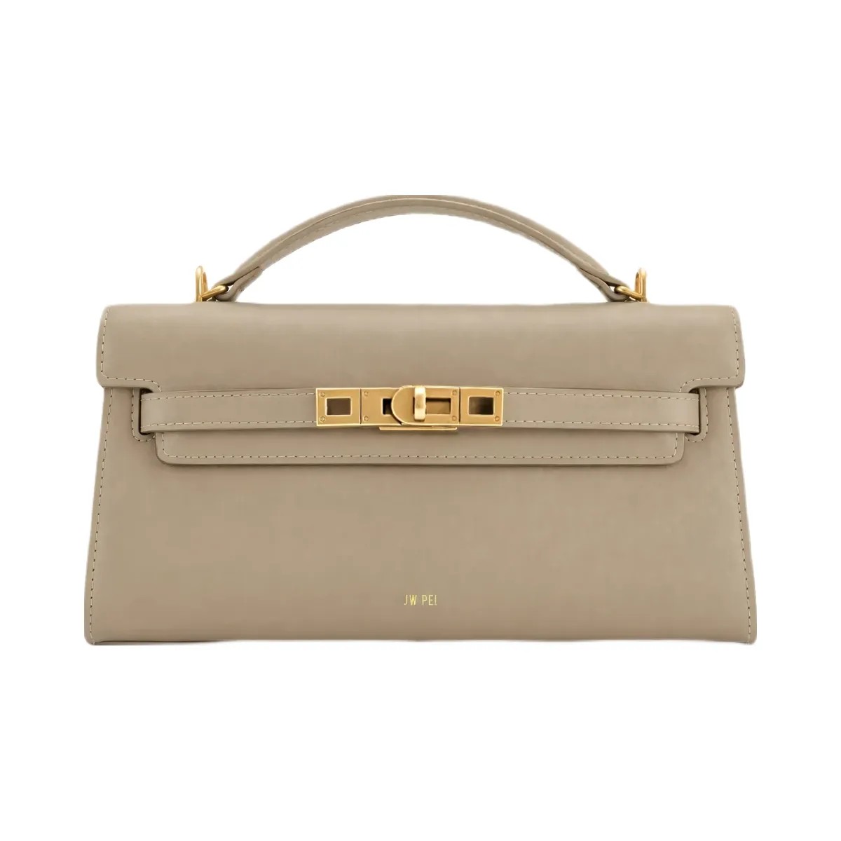 JW PEI Noor Top Handle Bag Taupe Brown - HypeFly India View 1