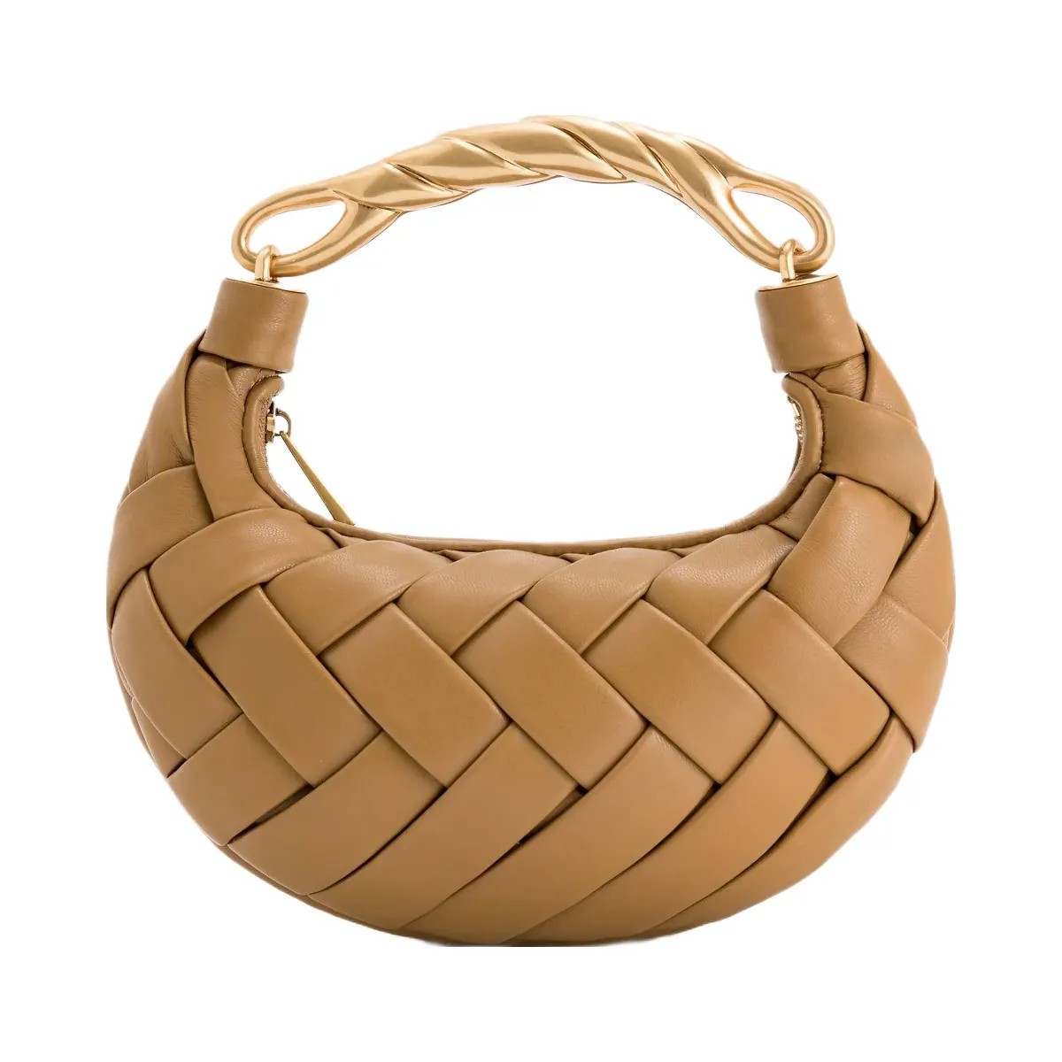 JW PEI Orla Weave Handbag Brown - HypeFly India View 4