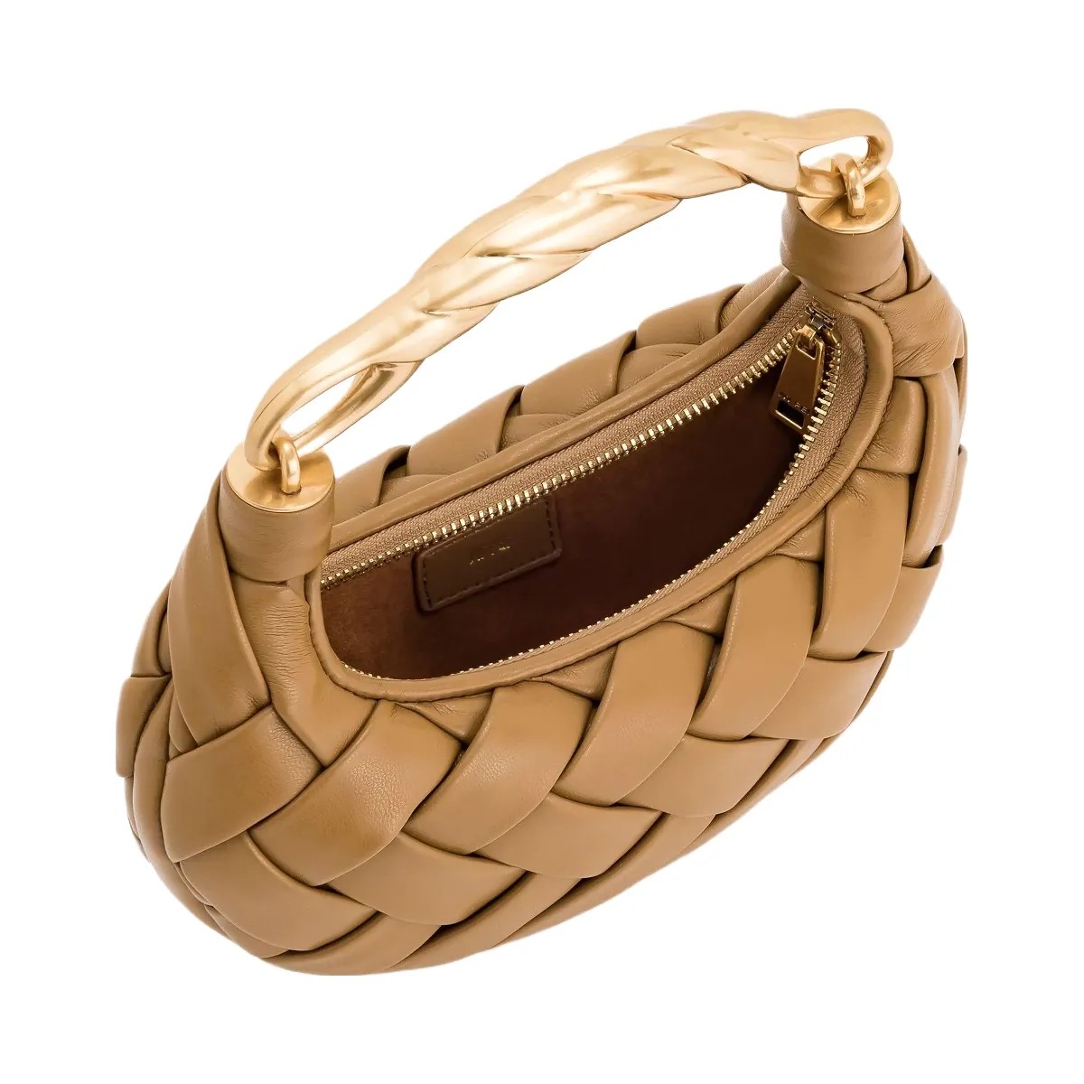 JW PEI Orla Weave Handbag Brown - HypeFly India View 5
